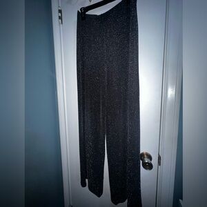 H&M black sparkly pants size M